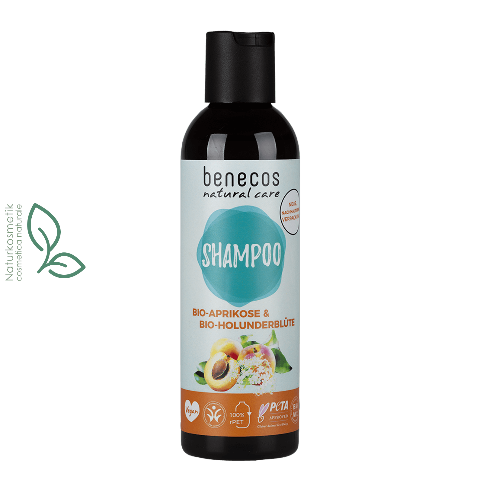 BENECOS natural SHAMPOO albicocca & sambuco