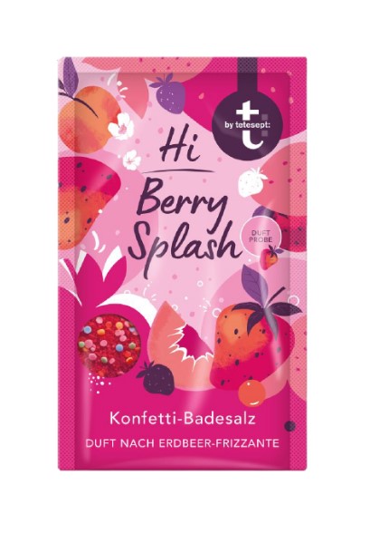 TeTe Sale da bagno+confetti HI BERRY SPLASH