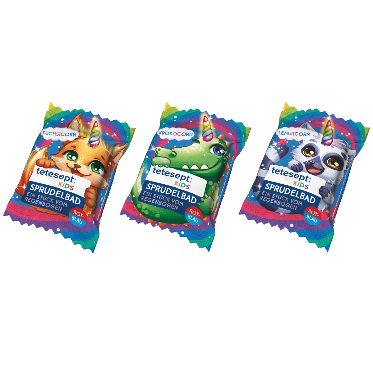 TeTe Bagno efferv. bambini arcobaleno expox30
