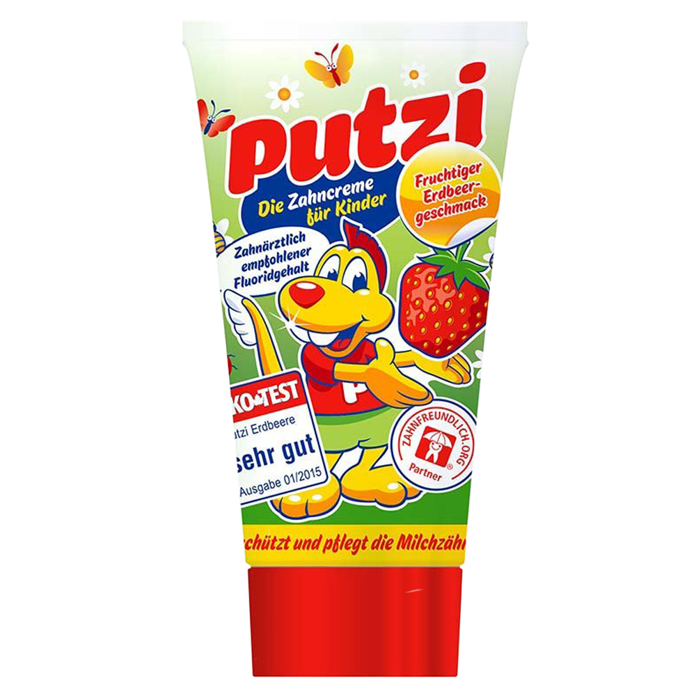 Putzi dentifricio p. Bambini gusto fragola
