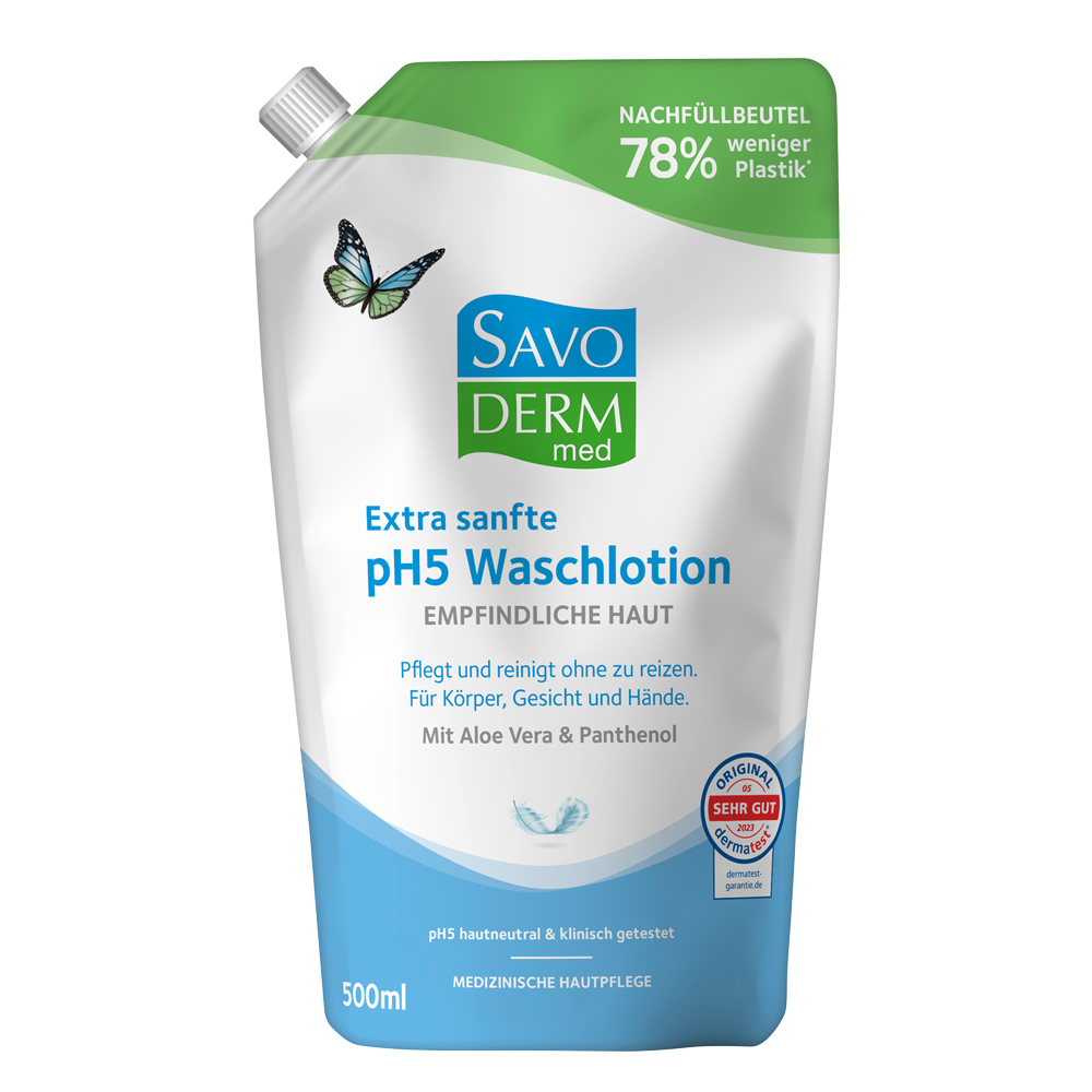 Savoderm ph5 deterg. mani+viso Ricarica 500ml