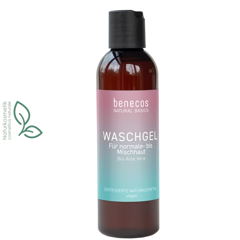 Benecos natural Basics Gel deterg. viso aloevera 