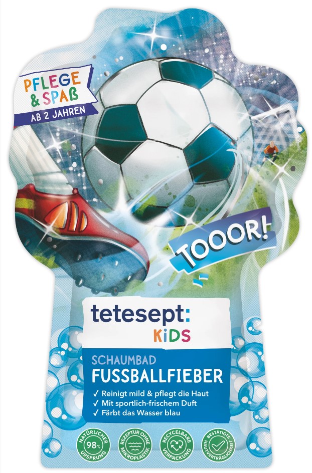 TeTe Schiuma bagno bambini CALCIO busta