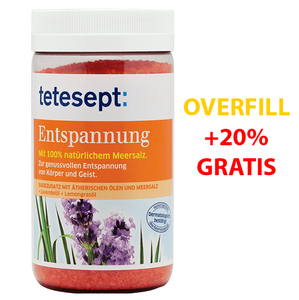 TETESEPT sale da bagno marino RILASSANTE overfill